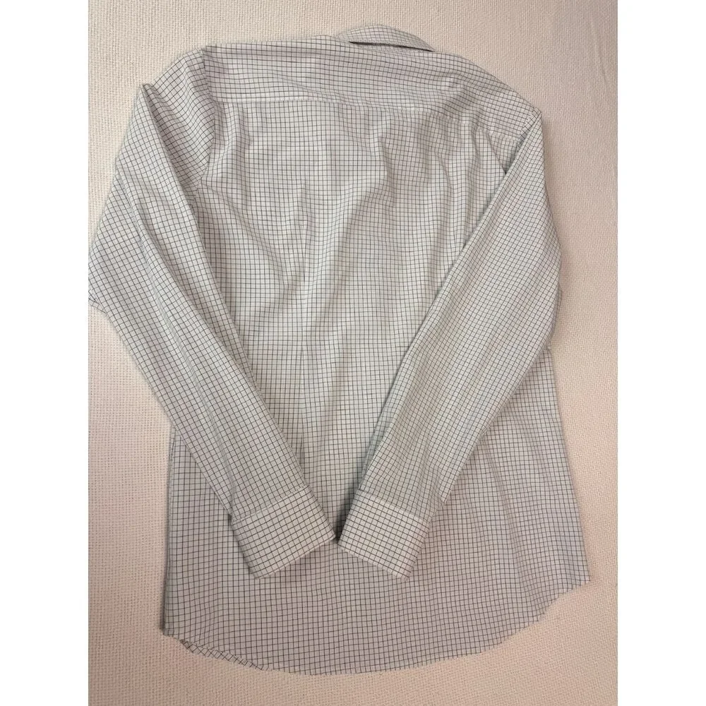 Mizzen+Main Mens Large Workwear Business Casual Office Church White Button Down